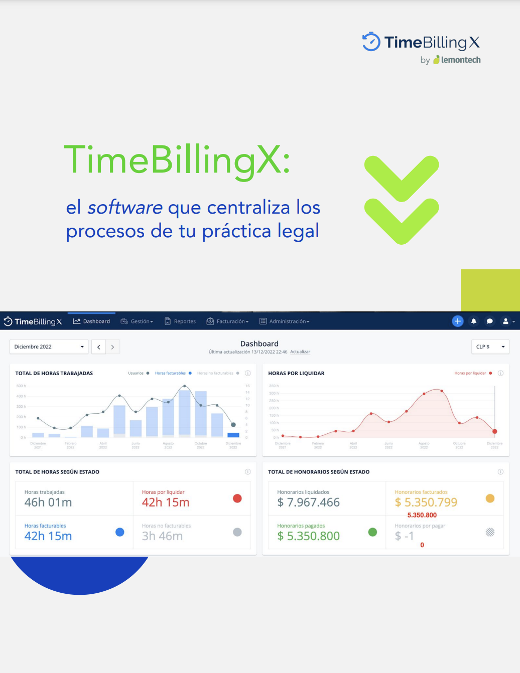 TimeBillingX: el software que centraliza los procesos de tu práctica legal