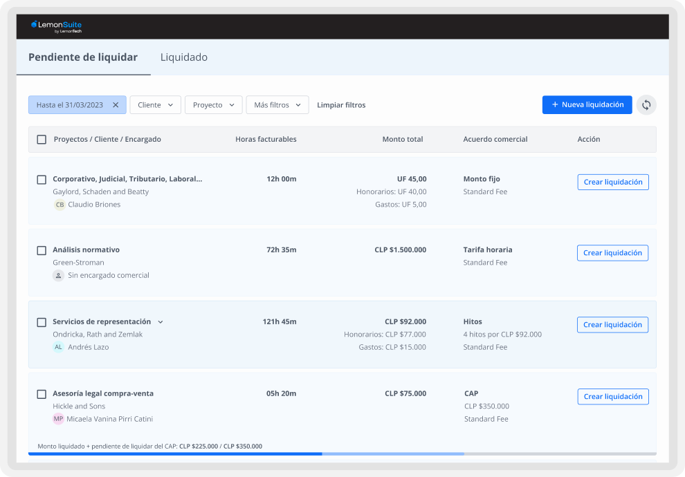 LemonSuite: software legal